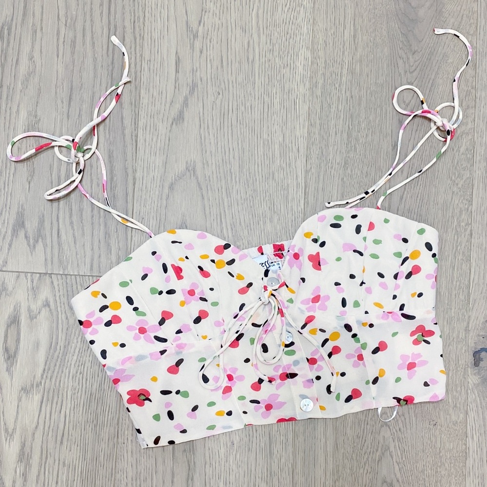 Princess Polly Floral Crop Top